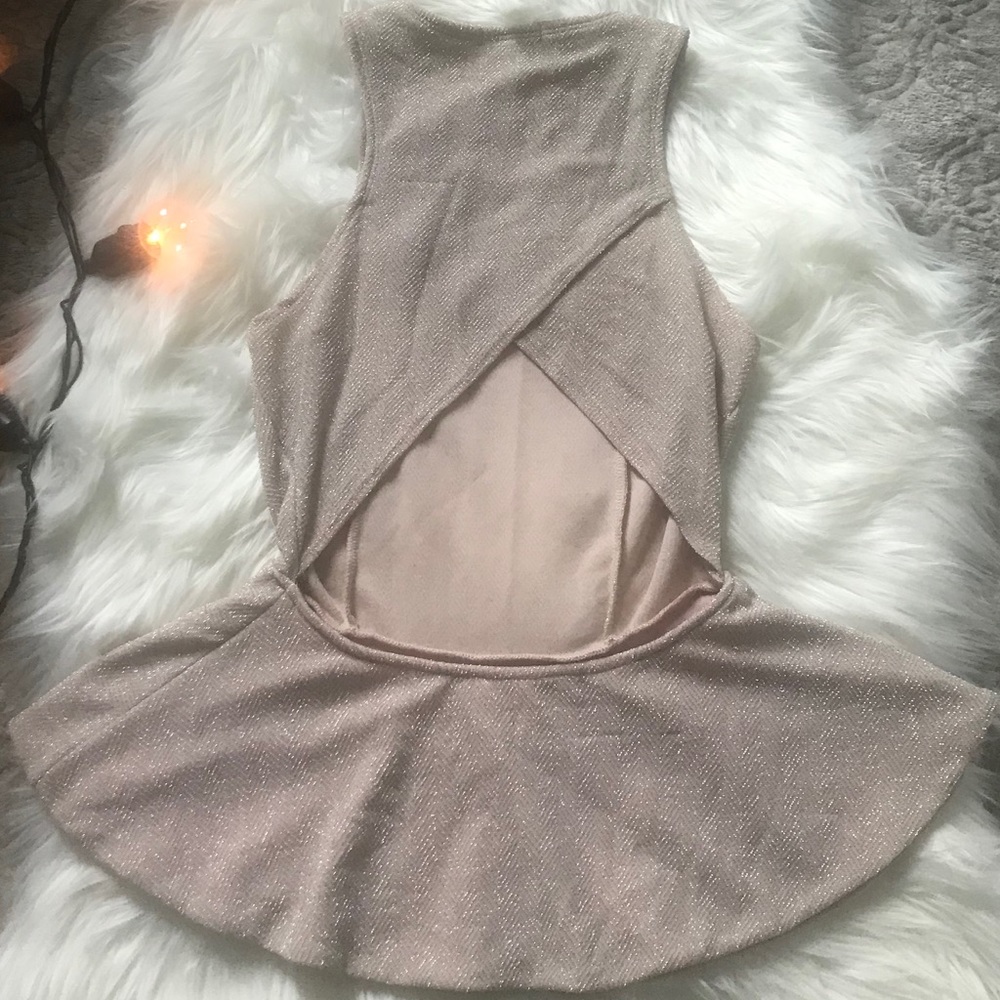 Open Back Sparkly Tank - Picture 2 of 3